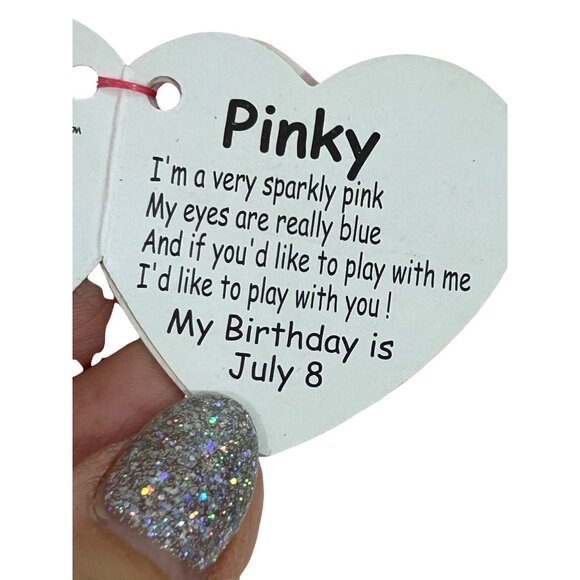 Ty Flippables Pinky Flamingo Beanie Babies Plush Toy Stuffed Animal Beanbag Kids - Picture 7 of 16